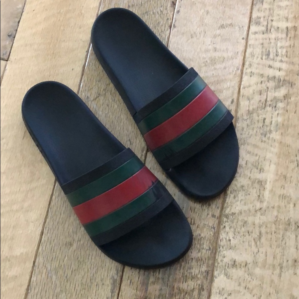 Men Gucci slides